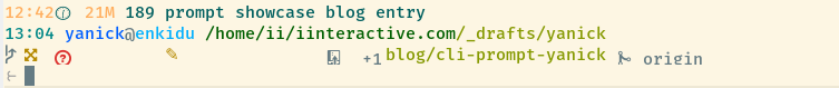 Yanick's cli prompt